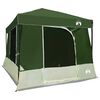vidaXL Ensemble de Tentes de Camping 2 pcs Vert Taffetas et Tissu