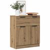 vidaXL Buffet chêne artisanal 60x30x70 cm bois d'ingénierie