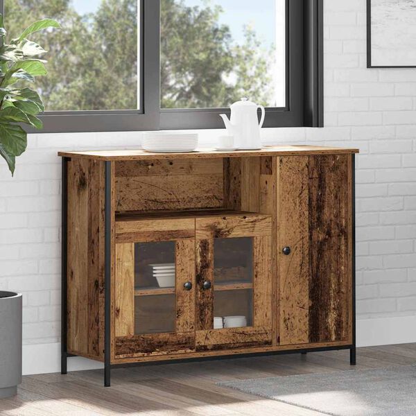 vidaXL Buffet Bois ancien 100 x 35 x 75 cm Bois d'ing&eacute;nierie