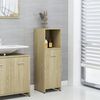 vidaXL Armoire de salle de bain Chêne sonoma Bois d'ingénierie