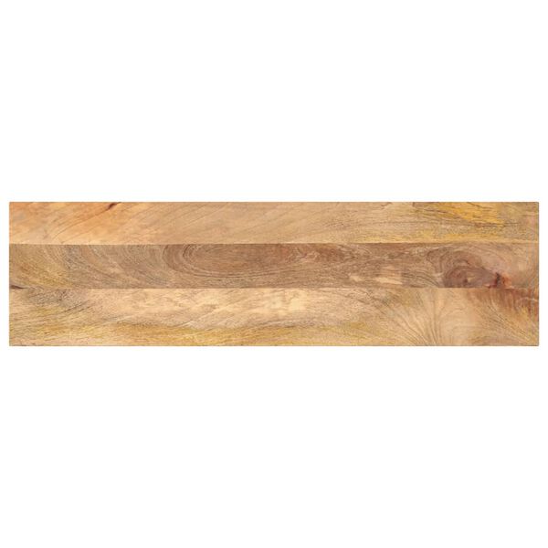 vidaXL Dessus de table 110x30x3,8cm rectangulaire bois massif manguier