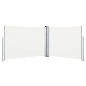 vidaXL Auvent lat&eacute;ral r&eacute;tractable Cr&egrave;me 100 x 1000 cm