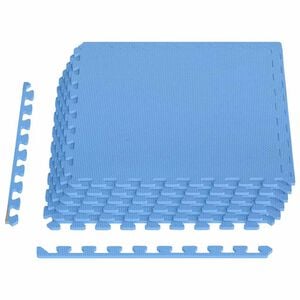 vidaXL Tapis de sol 6 pcs 2,16 ㎡ EVA Mousse Bleu