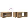vidaXL Ensemble de tables basses 2 pcs Ch&ecirc;ne artisanal
