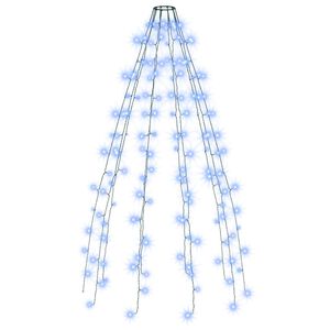vidaXL Guirlande lumineuse d'arbre de No&euml;l 150 LED Bleu 150 cm