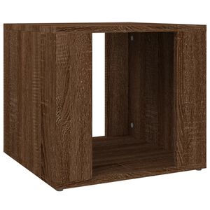 vidaXL Table de chevet Ch&ecirc;ne marron 41x40x36 cm Bois d'ing&eacute;nierie