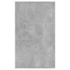 vidaXL Buffet gris béton 135x41x75 cm bois d'ingénierie