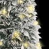 vidaXL Sapin de Noël artificiel escamotable avec neige floquée 150 LED