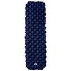 vidaXL Matelas de camping gonflable 1 personne bleu marine 190x58x6 cm