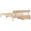 vidaXL Cadre de lit sans matelas 140x190 cm bois de pin massif