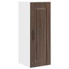 vidaXL Armoire de cuisine avec porte 2 pcs Ch&ecirc;ne brun 30 x 31 x 80 cm