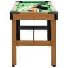 vidaXL Table de billard 4 pieds 122x61x76 cm Marron