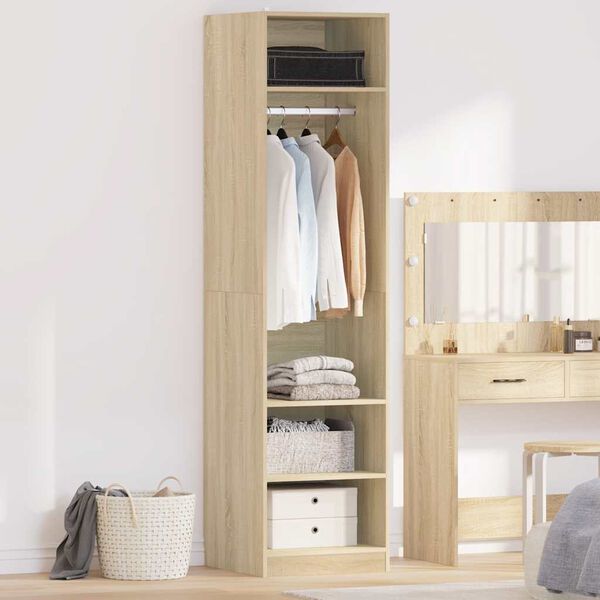 vidaXL Garde-robe Chêne sonoma 50x50x200 cm Bois d'ingénierie