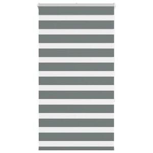 vidaXL Store z&egrave;bre gris fonc&eacute; largeur du tissu 65,9 cm polyester