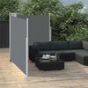 vidaXL Auvent latéral double rétractable de patio 170x600cm Anthracite