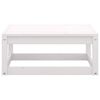 vidaXL Salon de jardin 6 pcs Blanc Bois de pin massif