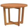 vidaXL Table d'appoint de jardin ronde &Oslash;55x40 cm en bois d'acacia massif