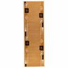 vidaXL Tapis Couloir FLORNES Tiss&eacute; Beige PP 7 mm