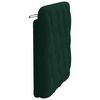 vidaXL Coussin de t&ecirc;te de lit vert fonc&eacute; 80 cm velours