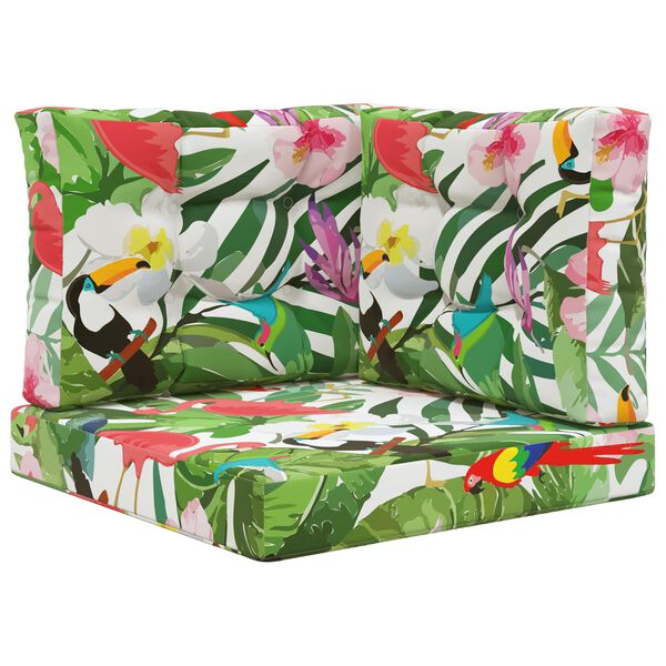 vidaXL Coussin de canap&eacute; d'ext&eacute;rieur 3 pcs color&eacute; Polyester