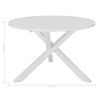 vidaXL Mobilier de salle à manger 5 pcs MDF Blanc