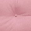 vidaXL Coussin de Dos Rose 160 x 24 x 50 cm Velours