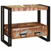 vidaXL Armoire de coiffeuse Multicolore Bois Recycl&eacute; Solide