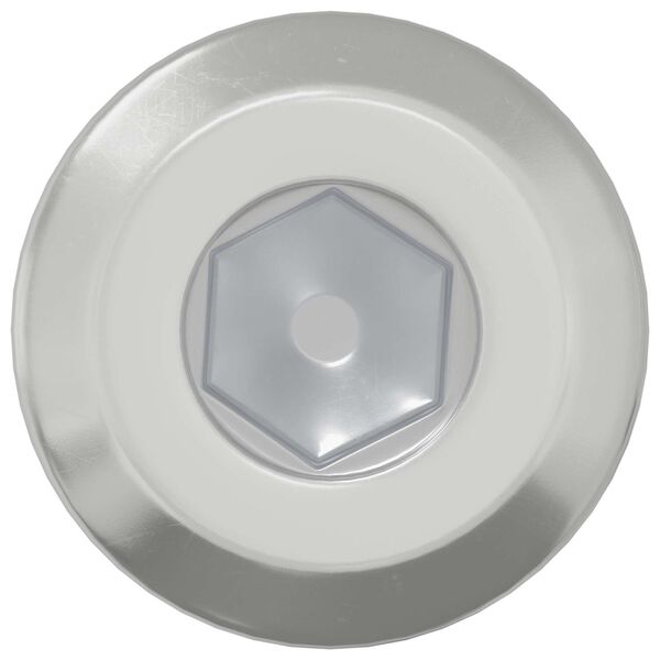 vidaXL Vis &agrave; T&ecirc;te Bloqu&eacute;e 2 pcs Argent&eacute; M6 x 15 mm Acier