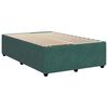 vidaXL Sommier &agrave; lattes de lit avec matelas vert fonc&eacute; 120x190 cm