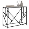 vidaXL Table console sonoma gris 100x40x80 cm bois d'ing&eacute;nierie