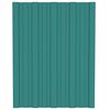 vidaXL Panneau de toiture 12 pcs Vert 60 x 45 cm Acier galvanis&eacute;