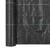 vidaXL Toile de paillage PP 2 x 10 m Noir