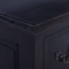 vidaXL Commode Caf&eacute; noir clair Bois d'acajou massif
