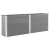 vidaXL Lit sur&eacute;lev&eacute; de jardin 250x50x91 cm WPC Gris