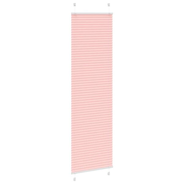 vidaXL Store pliss&eacute; rose 60x200 cm largeur du tissu 59,4 cm polyester