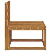 vidaXL Sofa de milieu ext&eacute;rieur Bois d'Acacia Massif Naturel