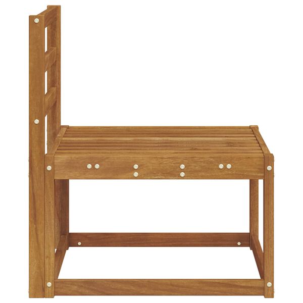 vidaXL Sofa de milieu ext&eacute;rieur Bois d'Acacia Massif Naturel