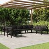 vidaXL Salon de jardin 9 pcs avec coussins Aluminium Anthracite
