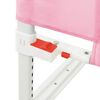 vidaXL Barri&egrave;re de s&eacute;curit&eacute; de lit d'enfant Rose 140x25 cm Tissu
