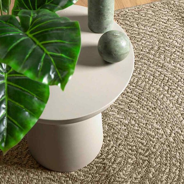 vidaXL Tapis ZIZUR beige 80x200 cm aspect de jute int&eacute;rieur ext&eacute;rieur