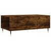 vidaXL Table basse Ch&ecirc;ne fum&eacute; 90x50x36,5 cm Bois d'ing&eacute;nierie
