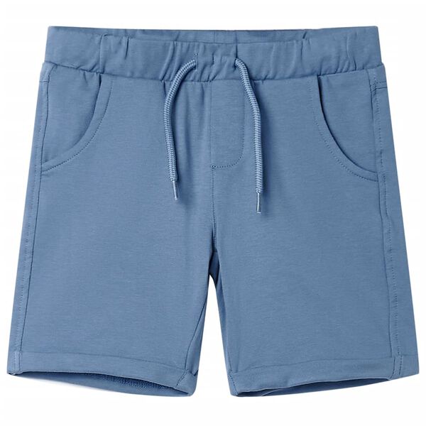 Short pour enfants avec cordon de serrage bleu foncé 116
