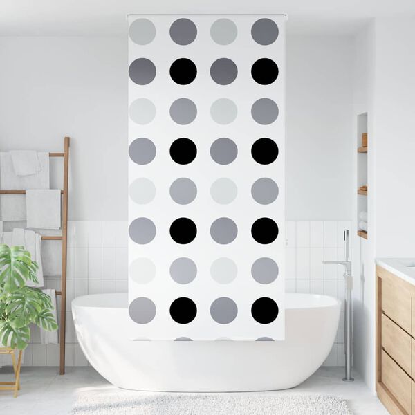 vidaXL Store enrouleur de douche 90x240 cm largeur du tissu 86 cm