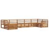 vidaXL Ensembles de canap&eacute;s 7 pcs Naturel Bois d'Acacia Massif