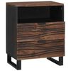 vidaXL Table de chevet Noyer 50 x 33 x 62 cm Bois d'ing&eacute;nierie