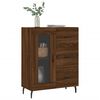 vidaXL Buffet ch&ecirc;ne marron 69,5x34x90 cm bois d'ing&eacute;nierie