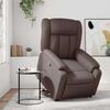 vidaXL Fauteuil inclinable marron similicuir
