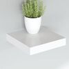 vidaXL &Eacute;tag&egrave;re flottante murale blanc 23x23,5x3,8 cm MDF