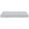 vidaXL &Eacute;tag&egrave;re murale flottante gris b&eacute;ton 40x23x3,8 cm MDF