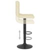 vidaXL Tabouret de bar Crème Tissu